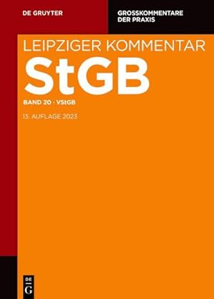 Imagen del vendedor de Strafgesetzbuch. Leipziger Kommentar / Vlkerstrafgesetzbuch a la venta por AHA-BUCH GmbH