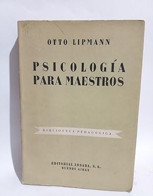 Psicología para Maestros - Primera edición