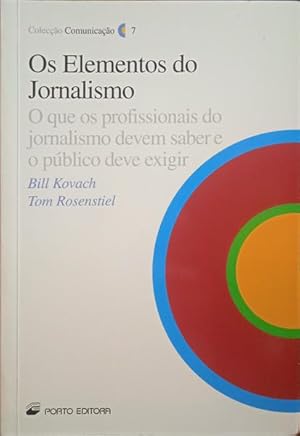 Imagen del vendedor de OS ELEMENTOS DO JORNALISMO. a la venta por Livraria Castro e Silva