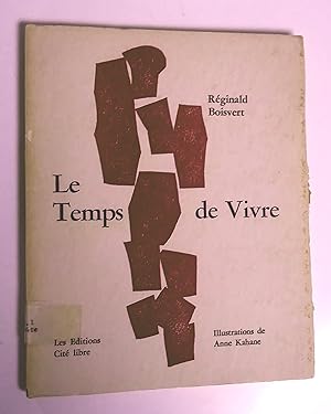 Seller image for Le temps de vivre, pomes 1949-1955 for sale by Livresse