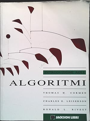 Seller image for INTRODUZIONE AGLI ALGORITMI - CORMEN-LEISERSON-RIVEST for sale by Libreria Peterpan