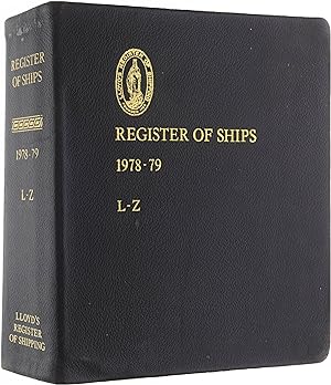 Imagen del vendedor de Lloyd's register of shipping: register of ships 1978-79 L-Z a la venta por Untje.com
