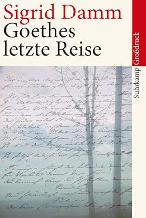 Bild des Verkufers fr Goethes letzte Reise. Grodruck zum Verkauf von BuchWeltWeit Ludwig Meier e.K.