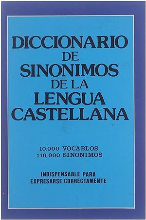 Bild des Verkufers fr Diccionario de sinonimos de la lengua Castellana zum Verkauf von Untje.com