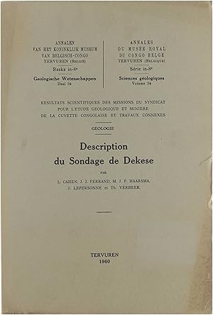 Seller image for Description du sondage de dekese for sale by Untje.com