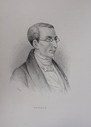 Immagine del venditore per Herold. Radierung von C. Deblois aus F. Clement "Les musiciens celebres". Paris, Hachette 1868, 23 x 15 cm (Blattgr.) venduto da Antiquariat Johannes Mller