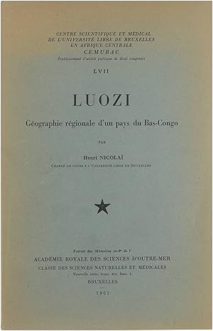 Luozi : géographie régionale d'un pays du Bas-Congo