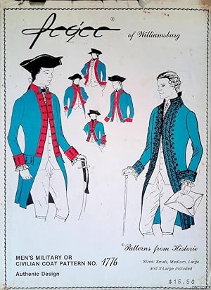 Bild des Verkufers fr Men's Military or Civilian Coat Pattern No. 1776 - Authentic Design zum Verkauf von Klondyke