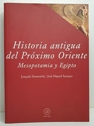 Bild des Verkufers fr HISTORIA ANTIGUA DEL PRXIMO ORIENTE. Mesopotamia y Egipto. zum Verkauf von Librera Antonio Castro