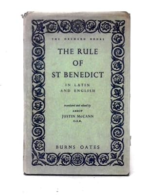 Bild des Verkufers fr The Rule of Saint Benedict zum Verkauf von World of Rare Books