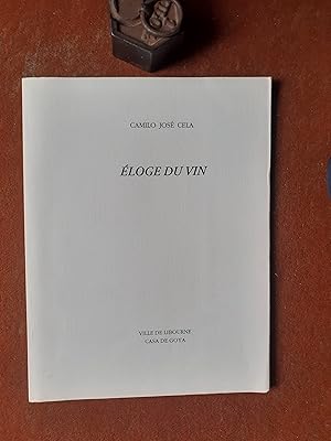 Eloge du vin selon de nombreux et véritables sages - Conférence du 2 février 1987