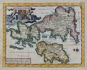 Antique Map BRITISH ISLES, Britain, UK, Van Der Aa, original 1707
