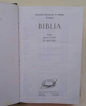 Immagine del venditore per BIBLIA( 1952) venduto da Invito alla Lettura