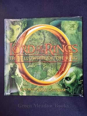 Seller image for TOLKIEN CALENDAR 16 MONTH CALENDAR 2002 THE LORD OF THE RINGS FELLOWSHIP OF THE RING for sale by Green Meadow Books