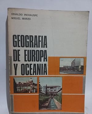 Imagen del vendedor de Geografa de Europa y Oceana - Firmado y dedicado a la venta por Libros de Ultramar Alicante