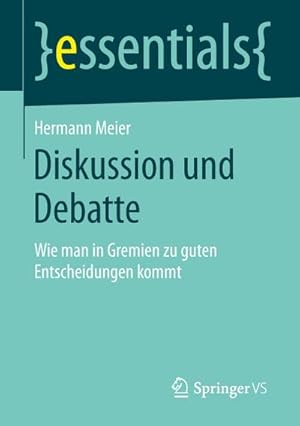 Immagine del venditore per Diskussion und Debatte venduto da BuchWeltWeit Ludwig Meier e.K.