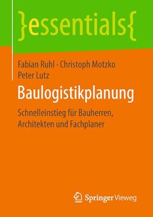 Seller image for Baulogistikplanung for sale by BuchWeltWeit Ludwig Meier e.K.