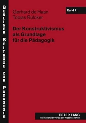 Imagen del vendedor de Der Konstruktivismus als Grundlage fr die Pdagogik a la venta por BuchWeltWeit Ludwig Meier e.K.