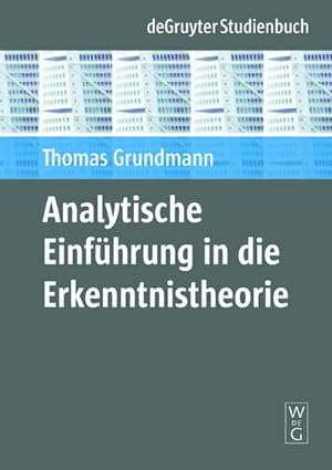 Seller image for Analytische Einfhrung in die Erkenntnistheorie for sale by BuchWeltWeit Ludwig Meier e.K.