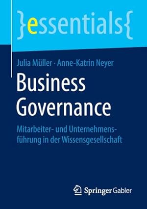 Bild des Verkufers fr Business Governance zum Verkauf von BuchWeltWeit Ludwig Meier e.K.