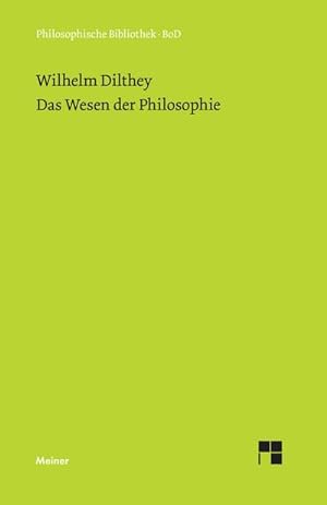 Bild des Verkufers fr Das Wesen der Philosophie zum Verkauf von BuchWeltWeit Ludwig Meier e.K.