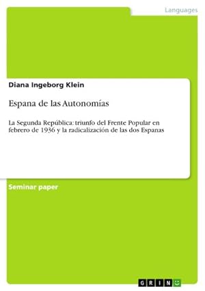 Seller image for Espana de las Autonomas for sale by BuchWeltWeit Ludwig Meier e.K.