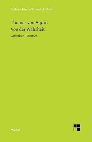 Seller image for Von der Wahrheit. De veritate (Quaestio I) for sale by BuchWeltWeit Ludwig Meier e.K.