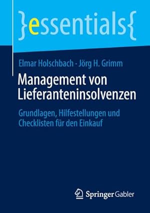 Seller image for Management von Lieferanteninsolvenzen for sale by BuchWeltWeit Ludwig Meier e.K.