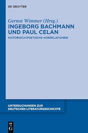 Imagen del vendedor de Ingeborg Bachmann und Paul Celan a la venta por BuchWeltWeit Ludwig Meier e.K.