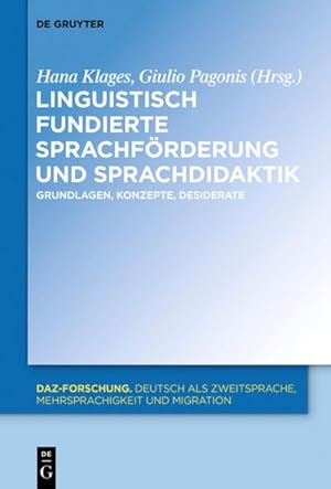 Imagen del vendedor de Linguistisch fundierte Sprachfrderung und Sprachdidaktik a la venta por BuchWeltWeit Ludwig Meier e.K.