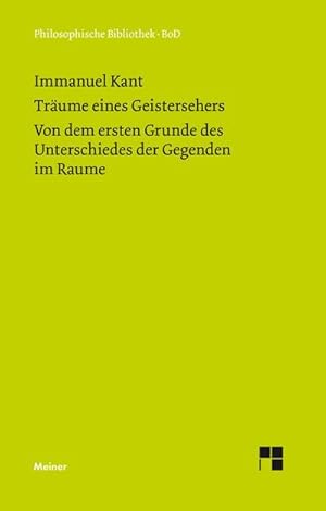 Seller image for Trume eines Geistersehers for sale by BuchWeltWeit Ludwig Meier e.K.