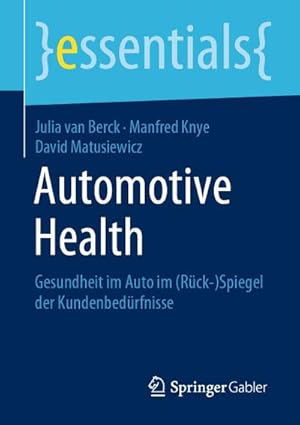 Image du vendeur pour Automotive Health mis en vente par BuchWeltWeit Ludwig Meier e.K.