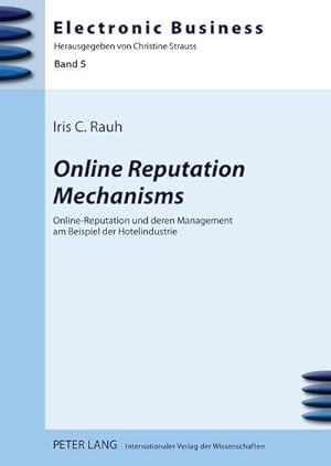 Bild des Verkufers fr Online Reputation Mechanisms zum Verkauf von BuchWeltWeit Ludwig Meier e.K.
