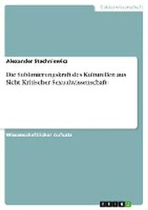 Image du vendeur pour Die Sublimierungskraft des Kulturellen aus Sicht Kritischer Sexualwissenschaft mis en vente par BuchWeltWeit Ludwig Meier e.K.