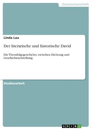 Seller image for Der literarische und historische David for sale by BuchWeltWeit Ludwig Meier e.K.