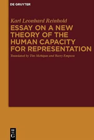 Imagen del vendedor de Essay on a New Theory of the Human Capacity for Representation a la venta por BuchWeltWeit Ludwig Meier e.K.