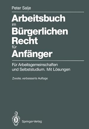 Bild des Verkufers fr Arbeitsbuch im Brgerlichen Recht fr Anfnger zum Verkauf von BuchWeltWeit Ludwig Meier e.K.