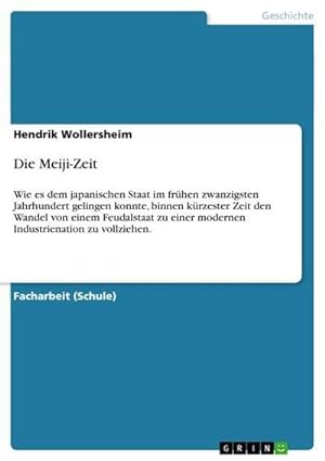 Seller image for Die Meiji-Zeit for sale by BuchWeltWeit Ludwig Meier e.K.