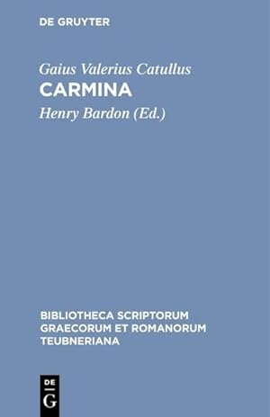 Image du vendeur pour Carmina mis en vente par BuchWeltWeit Ludwig Meier e.K.