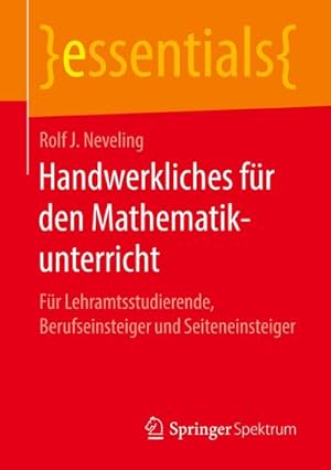 Seller image for Handwerkliches fr den Mathematikunterricht for sale by BuchWeltWeit Ludwig Meier e.K.