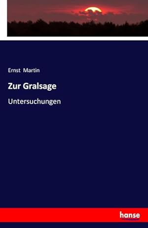 Imagen del vendedor de Zur Gralsage a la venta por BuchWeltWeit Ludwig Meier e.K.