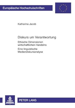 Seller image for Diskurs um Verantwortung for sale by BuchWeltWeit Ludwig Meier e.K.