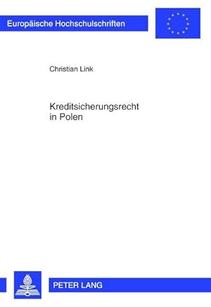 Seller image for Kreditsicherungsrecht in Polen for sale by BuchWeltWeit Ludwig Meier e.K.