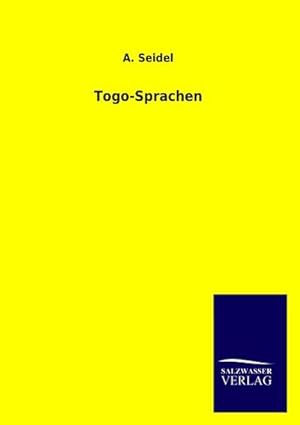 Seller image for Togo-Sprachen for sale by BuchWeltWeit Ludwig Meier e.K.