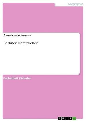 Imagen del vendedor de Berliner Unterwelten a la venta por BuchWeltWeit Ludwig Meier e.K.