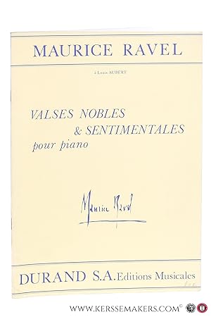 Bild des Verkufers fr Valses Nobles & Sentimentales pour piano. zum Verkauf von Emile Kerssemakers ILAB