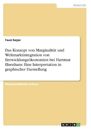 Image du vendeur pour Das Konzept von Marginalitt und Weltmarktintegration von Entwicklungskonomien bei Hartmut Elsenhans: Eine Interpretation in graphischer Darstellung mis en vente par BuchWeltWeit Ludwig Meier e.K.