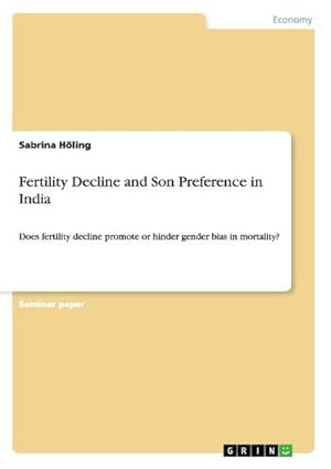 Seller image for Fertility Decline and Son Preference in India for sale by BuchWeltWeit Ludwig Meier e.K.