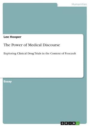 Imagen del vendedor de The Power of Medical Discourse a la venta por BuchWeltWeit Ludwig Meier e.K.