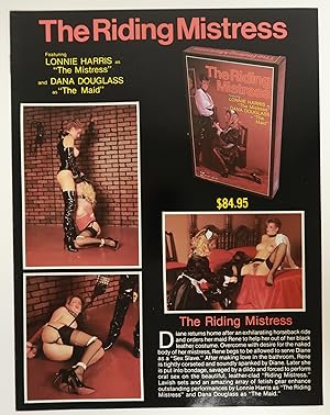 The Riding Mistress - Lonnie Harris - Dan Douglas - Bizarre Video - Porn Movie Advertisement - Pr...